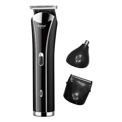 Kemei KM-1418 Electric Hair Clipper Razor Three-in-One Black