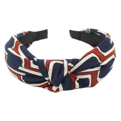 Tropical Leaf Hair Band for Women Knot Design