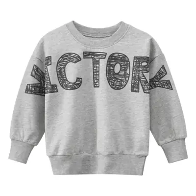 Kids Sweatshirt Set White Textured Spring 2024