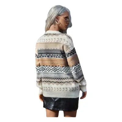 European American Knitwear Diamond Pullover Women