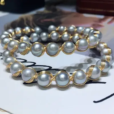 Freshwater Pearl Bracelet 6-7mm Gold-Filled