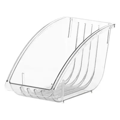 Transparent 5-Compartment Kitchen Dish Rack