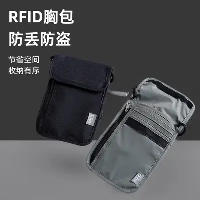 Waterproof Multi-Functional Passport Bag with RFID Mobile Holder