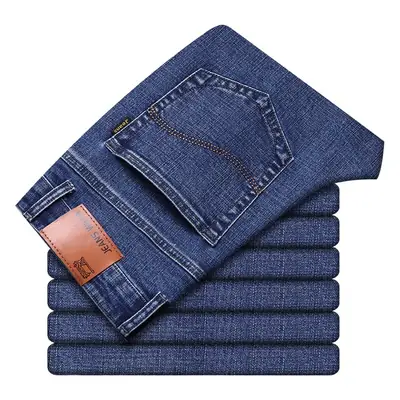 2021 Slim Fit Washed Jeans Men Large