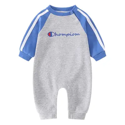 Baby Baby Boy Cotton Long Sleeve Romper White