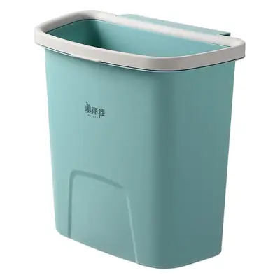 Meiya Wall-Mounted Plastic Trash Can Blue