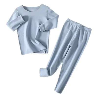 Girls Velvet Trousers Set Brown Winter Warm