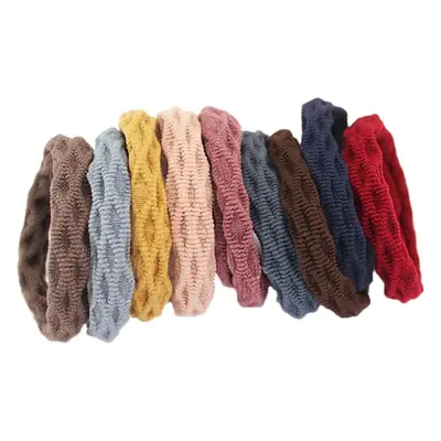 Korean-style Hair Rings Women Black Thickened High Elastic