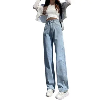 Korean Style Wide Leg High Waist Pants for Women
