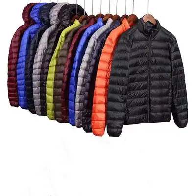 Men's Rain Silk Cotton Jacket with Hood, Multi Color
