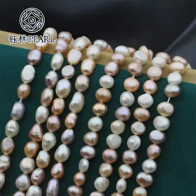 Wholesale 6-7mm Mixed Color Pearl Necklace