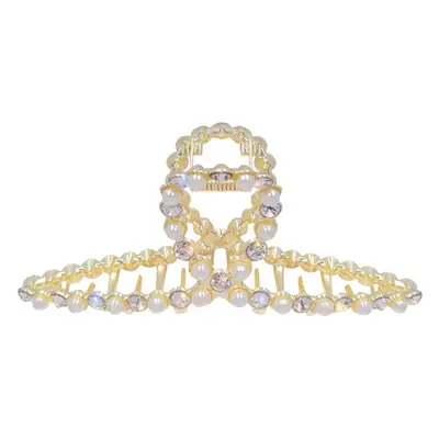 Pearl Hairpin Clip for Women Back of Head Grab