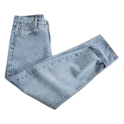 Women's Light Blue Slim Fit Jeans Spring Autumn New Salt