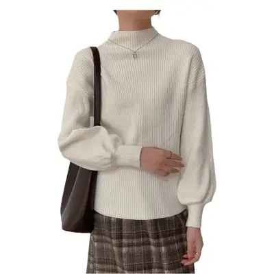 Women's 2023 Base Pile Collar Shirt Top Solid Color Slim Fit