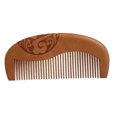 Peach Wood Hair Comb for Women Anti-Static Home Use