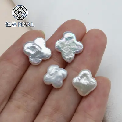 Four-Leaf Clover Freshwater Pearl Baroque Irregular Beads