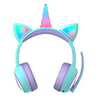 Crown Unicorn Bluetooth Headset with Luminous Design