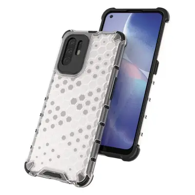 OPPO F19 Pro + Transparent Honeycomb Phone Case