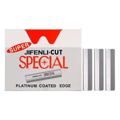 100-Piece Carbon Steel Eyebrow Trimming Knife Set