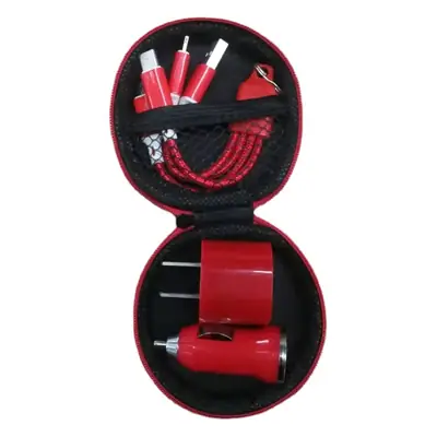 New York Matte Blue 3-in-1 Car Charger Plug Set