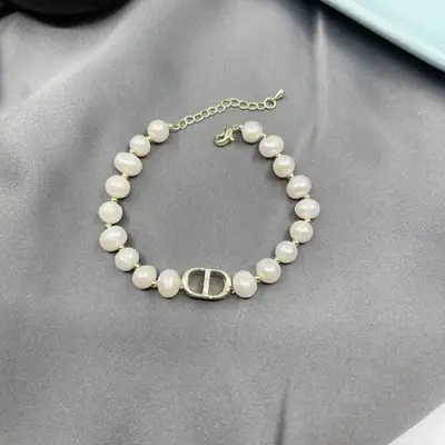 Pearl Pearl Bracelet Vintage Elegant Collar Chain