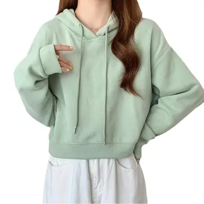 Women Grey Hoodie Sweatshirt Spring Autumn 2022