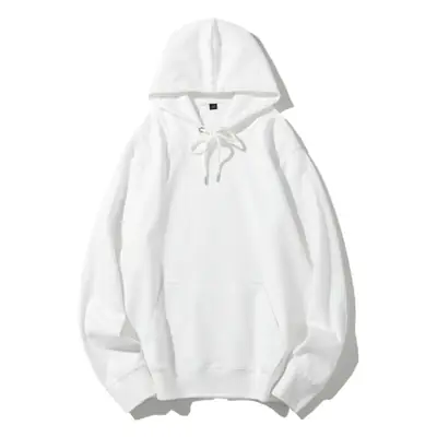 Light Blue Hooded Sweatshirt with Drawstring Cap