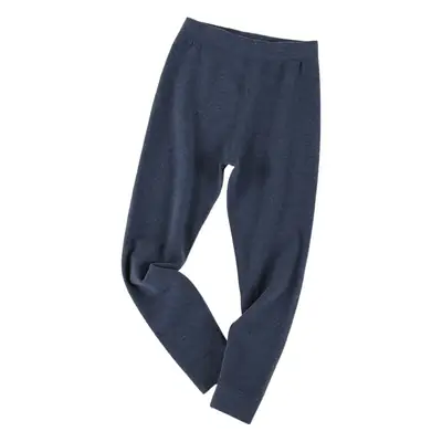 Girls Fleece Lined Warm Pants Grey Large