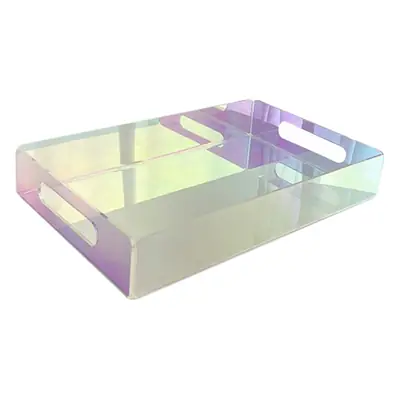 Acrylic Storage Tray Rectangular Transparent Hotel Meal Tray