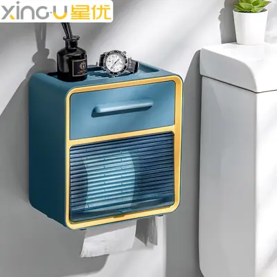 Wall-Mounted Toilet Paper Box 5KG Waterproof Roll