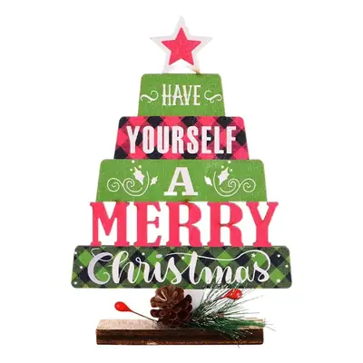 Christmas Tree Decor with English Letters for Party