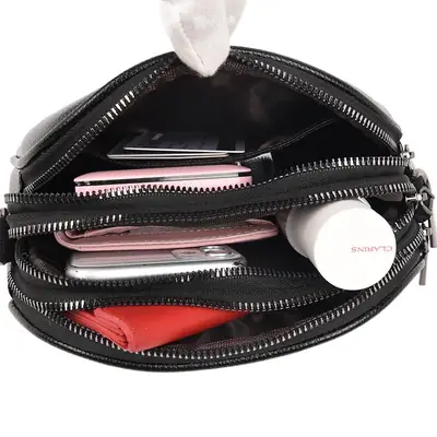 Black Korean Style Mobile Phone Shoulder Bag for Women
