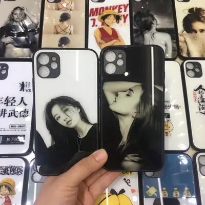 Honor 90 MATE70 Cartoon Glass Phone Case All-inclusive Fine Holes