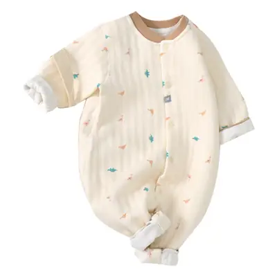 Baby Long-Sleeved Warm Jumpsuit Autumn Ha-ha Clothes