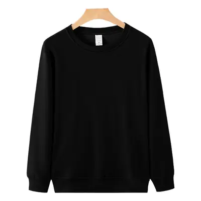 Men's Blue Velvet Padded Long Sleeve Sweater