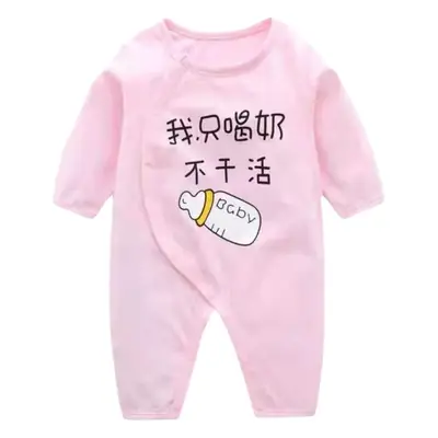 Baby Long Sleeve Grey Cotton Jumpsuit 3-6M