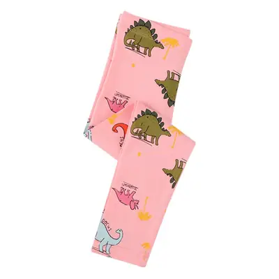 Girls Pink Dino Leggings Spring Summer Wear