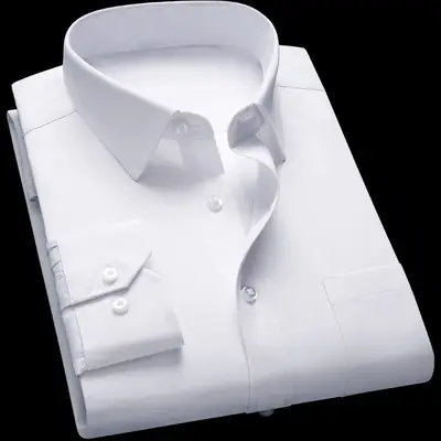 Men's Pink Long Sleeve Plain Shirt with Pockets