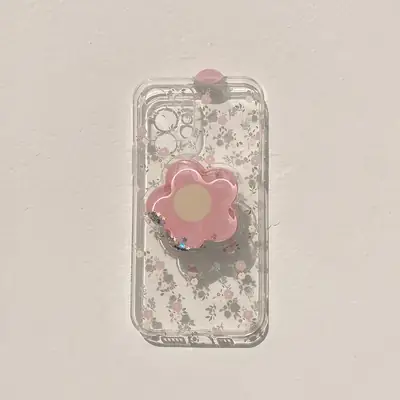 Apple Xr Compatible Pink Floral Phone Case 15 Pro Max
