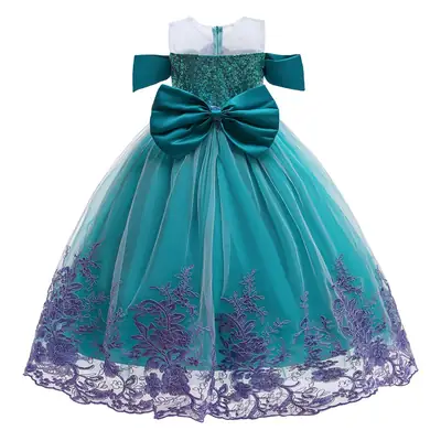 Halloween Mermaid Mesh Sequins Dress Princess Dress
