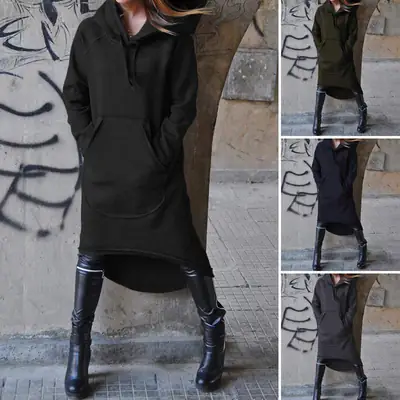 2023 Fleece Hooded Long Coat Women 4-Crime 8"