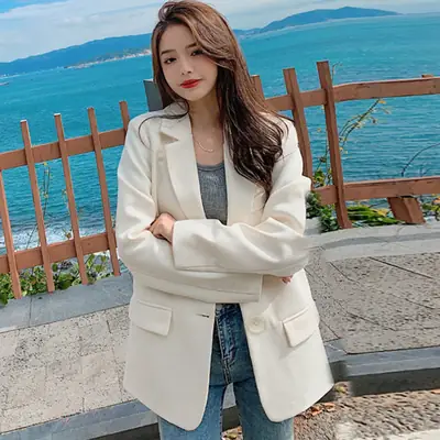 Women Pink Blazer 2026 British Design Petite Casual
