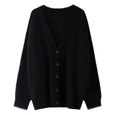 2025 V-Neck Knitted Cardigan Women Large
