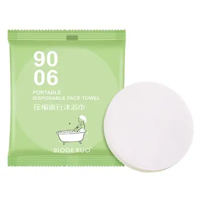 Portable Disposable Face Towel 9006 Green