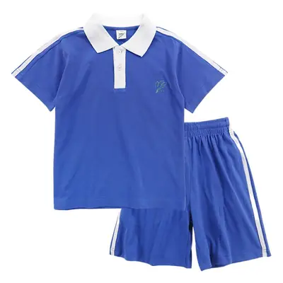 Shenzhen Quick-Drying Polo Shirt White Blue