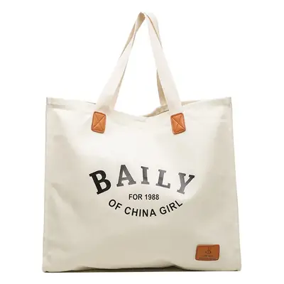 Black Canvas Student Tote Bag for Girls luggage and leather goods