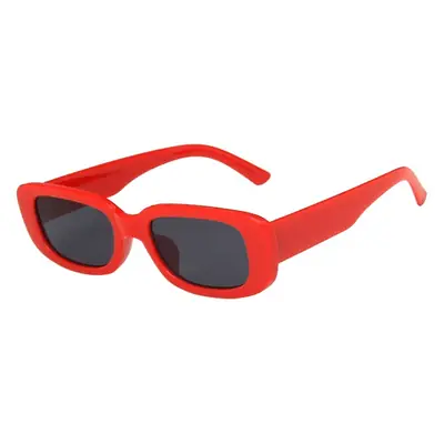 2024 White Square Sunglasses with UV Protection
