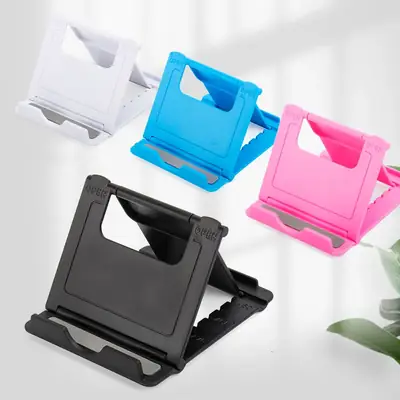 Mobile Phone Stand with Tablet Holder, 7x8cm Foldable Design