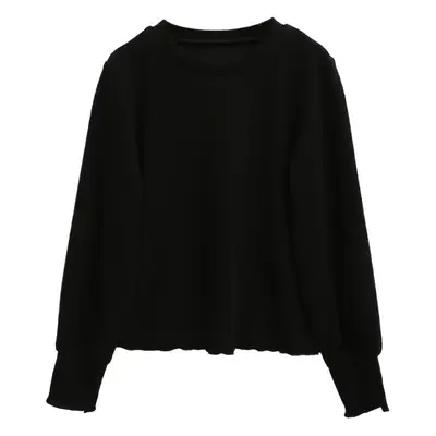 Girls Pure Cotton Wavy Top with Long Sleeve & Cap