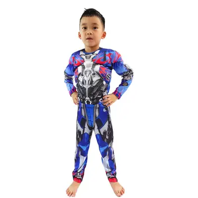 Optimus Prime Kids Cosplay Halloween Costume Deformed